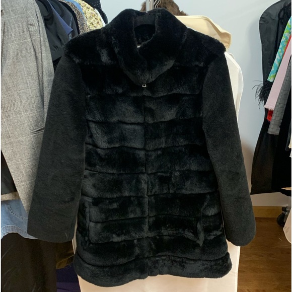 Blue Duck Fur & Shearling Coat - Picture 3 of 13